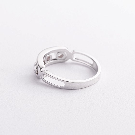 Серебряное кольцо "Daphne" с фианитами 112850 №5