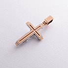 Золотий хрест "Трьох святих" 114301100 от ювелирного магазина Оникс - 1