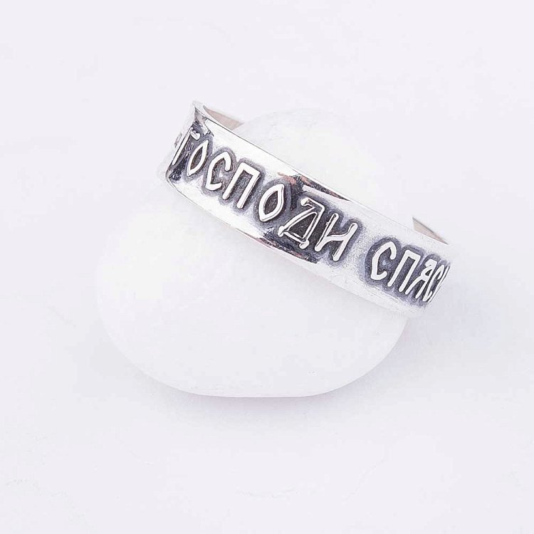 Каблучка "Спаси і збережи" 11310 від ювелірного магазину Онікс - 1