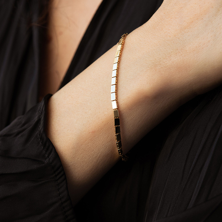 Браслет "Aria" у жовтому золоті б05710 від ювелірного магазину Онікс - 5