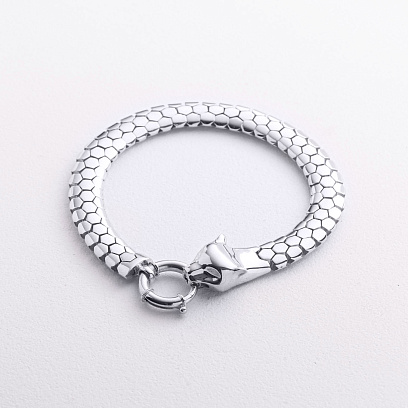 Браслет "Пантера" в белом золоте б05838 №7