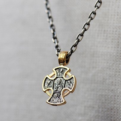 Православний хрест "Господь Вседержитель. Ангел Хранитель" 131679 №4