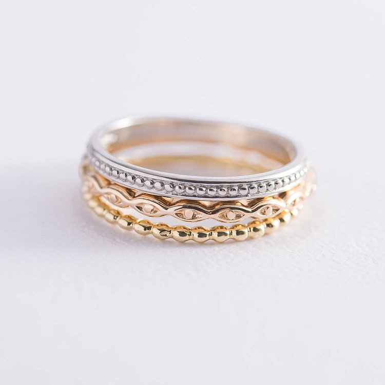 Каблучка в жовтому золоті к06633 від ювелірного магазину Онікс - 17