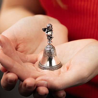 Срібний дзвіночок "Янголятко" 23007 №4