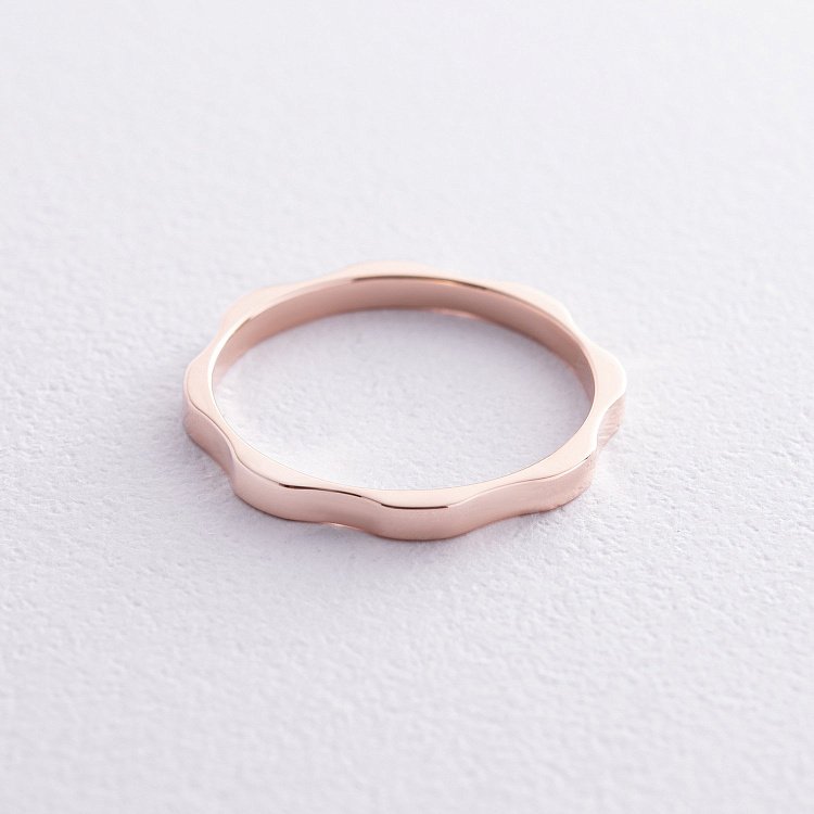 Каблучка "Холлі" у червоному золоті к07512 від ювелірного магазину Онікс - 3