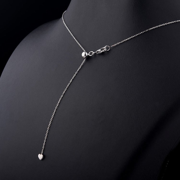 Срібне кольє "Ключ-конюшина" 18472 від ювелірного магазину Онікс - 2