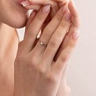 Помолвочное золотое кольцо с бриллиантом 22481521 от ювелирного магазина Оникс - 4
