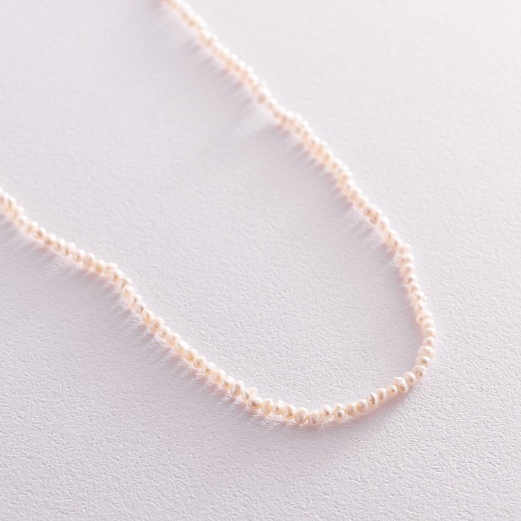 Срібне кольє "Перлинки" 181283 від ювелірного магазину Онікс - 3