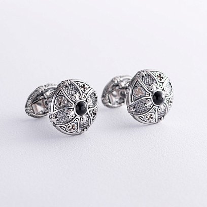 Серебряные запонки "Gothic classic" zaponki1 №2