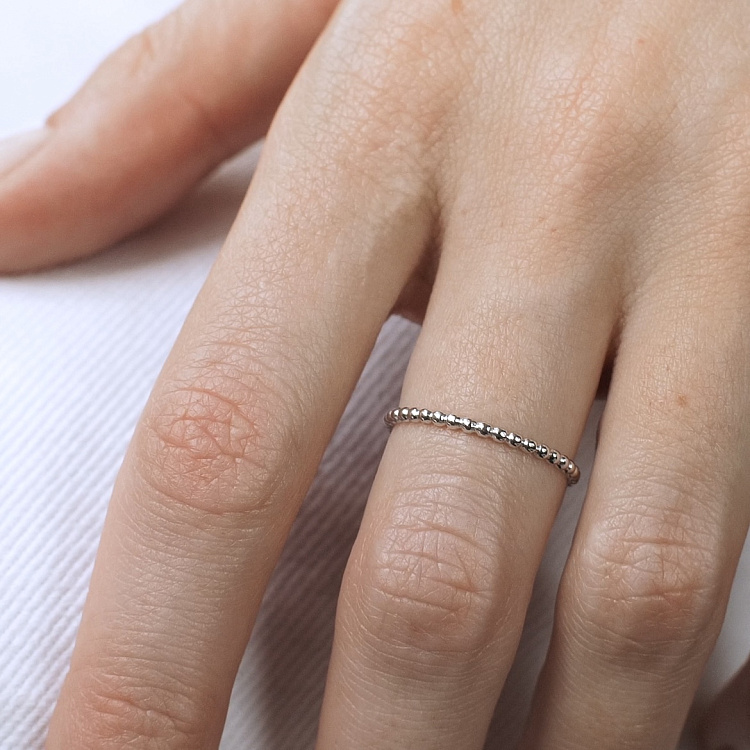 Кольцо в белом золоте к06630 от ювелирного магазина Оникс - 25