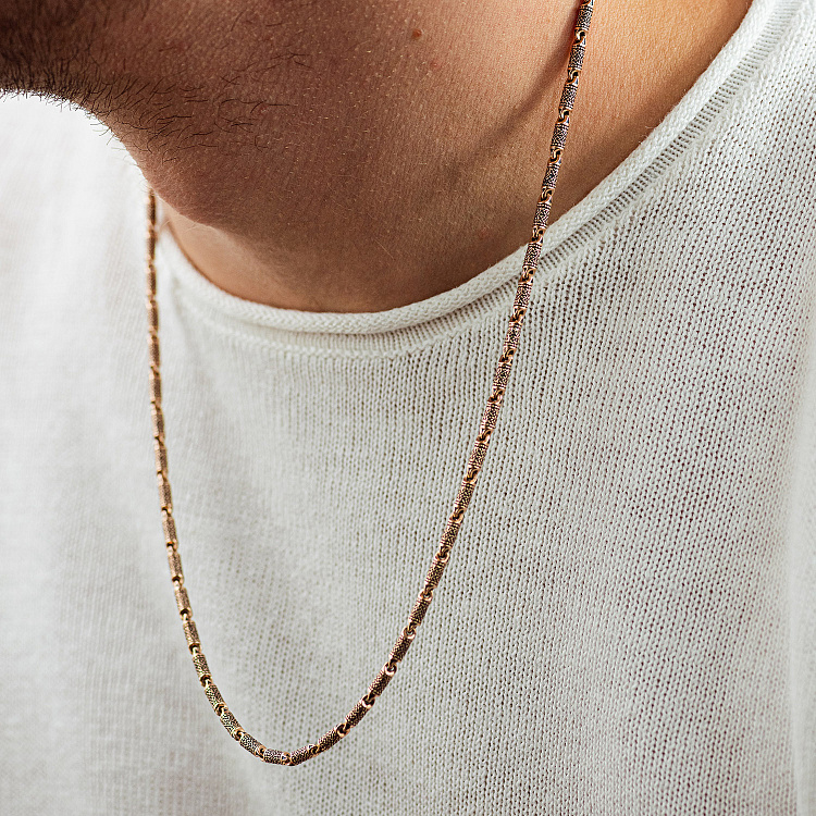 Чоловічий золотий ланцюжок ц00562 від ювелірного магазину Онікс - 6