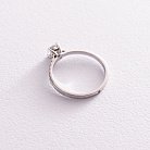 Помолвочное золотое кольцо с бриллиантами и сапфиром 101-10094(4.2) от ювелирного магазина Оникс - 1