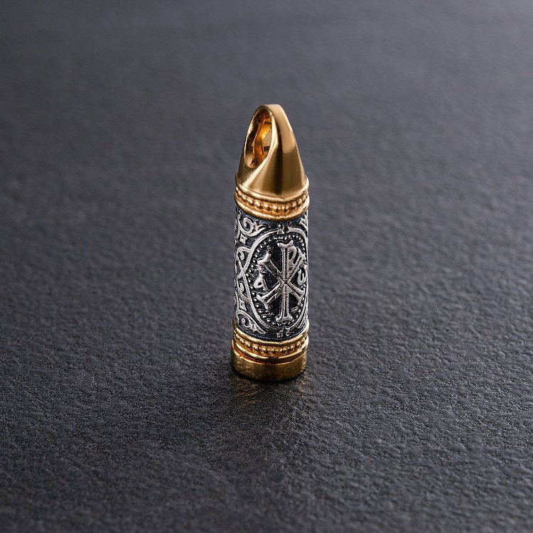 Серебряный кулон - мощевик 133072 от ювелирного магазина Оникс - 2