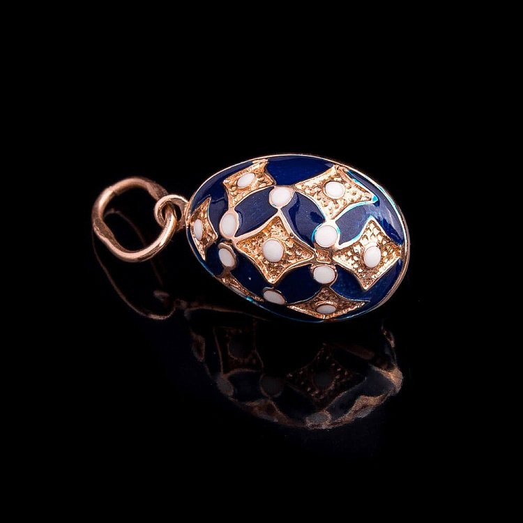 Підвіска "Великоднє яйце" (емаль) п00201с від ювелірного магазину Онікс - 1