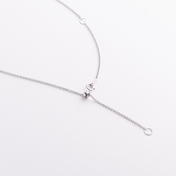 Золотое колье "Сердечко" с бриллиантами колб0178ca от ювелирного магазина Оникс - 3