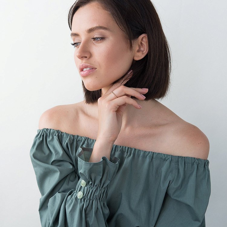 Золотий перстень "Кульки" к06050 від ювелірного магазину Онікс - 4