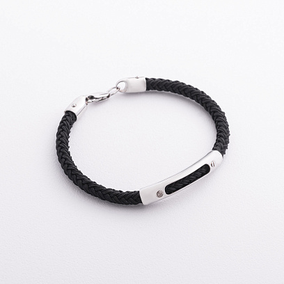 Чоловічий срібний браслет 905-01134ч