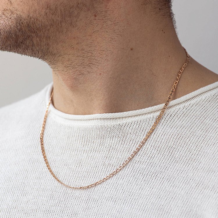 Золотая цепочка плетение Барли (3 мм) ц00055-3 от ювелирного магазина Оникс - 3