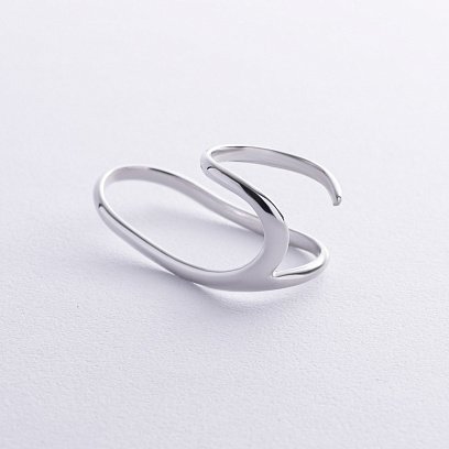 Серебряное кольцо "Elisa" (на два пальчика) 1245 №3