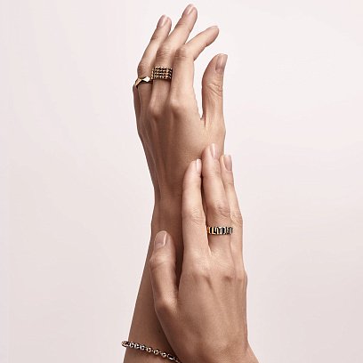 Каблучка "Frederika" у жовтому золоті к07584 №18