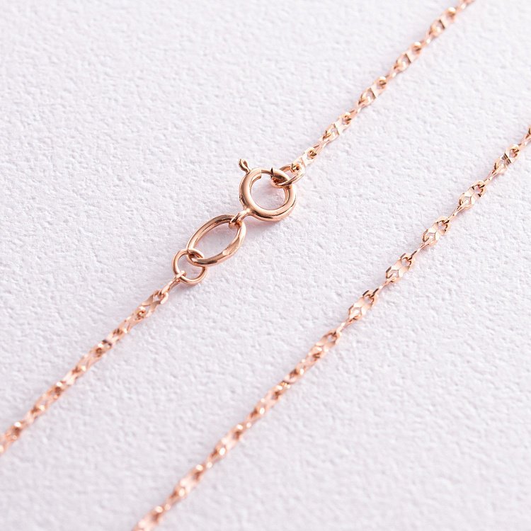 Цепочка в красном золоте ц00487 от ювелирного магазина Оникс