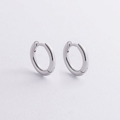 Серьги - кольца в серебре mini 7261 №2