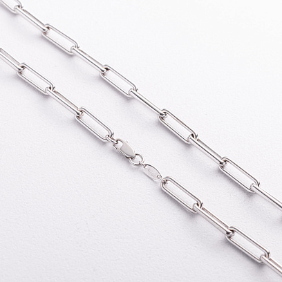 Серебряное колье "Цепочка" 181378 №2