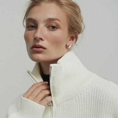 Сережки "Ризик" в сріблі 122783 №2