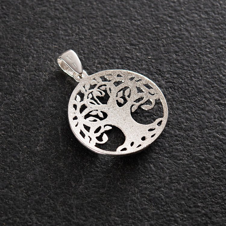 Срібна підвіска "Древо життя" 132662 від ювелірного магазину Онікс - 3