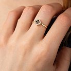 Золотое кольцо "Клевер" с бриллиантами 233973122 от ювелирного магазина Оникс - 4
