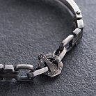 ﻿Чоловічий срібний браслет (чорніння) 1006 от ювелирного магазина Оникс - 2