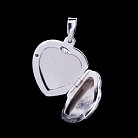 Срібний кулон "Серце для фотографії" 132027 от ювелирного магазина Оникс - 2