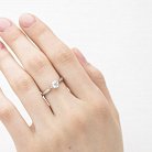 Золотое помолвочное кольцо (бриллиант) кб0204lg от ювелирного магазина Оникс - 3