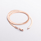 Кольє "Наомі" в червоному золоті (снейк) ц00514-3,5 от ювелирного магазина Оникс - 2