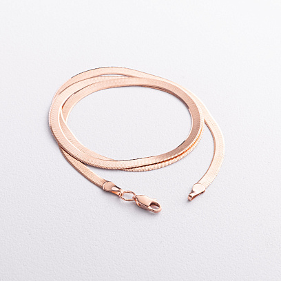 Кольє "Наомі" в червоному золоті (снейк) ц00514-3,5 №3