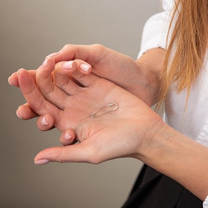 Серебряная булавка 21016 №2