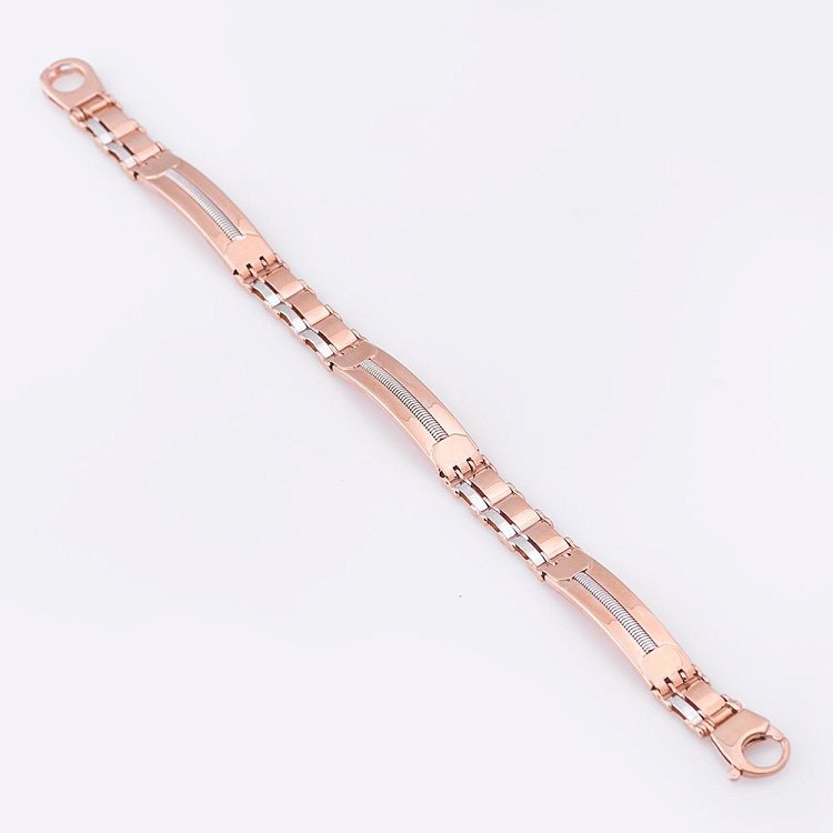 Мужской золотой браслет б01256 от ювелирного магазина Оникс - 1