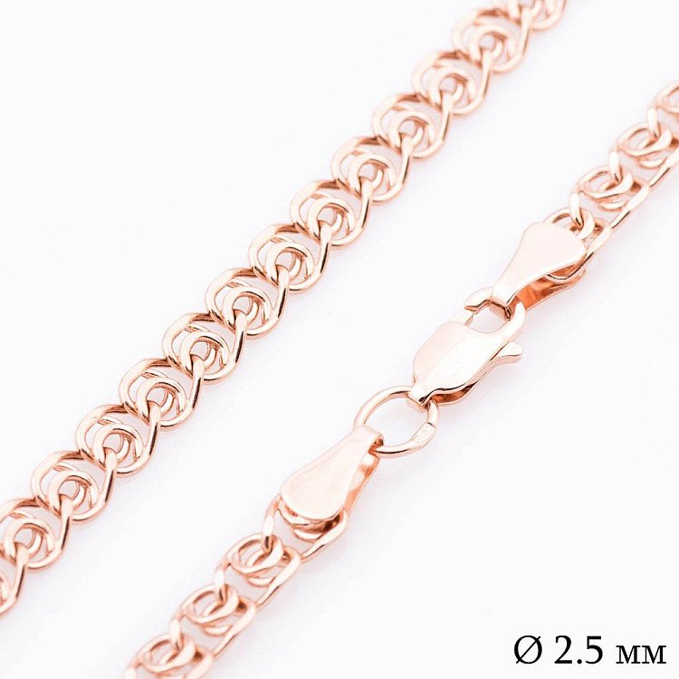 Золотий ланцюжок - Лав (2.5 мм) ц00206-2.5 від ювелірного магазину Онікс