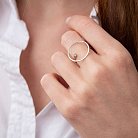 Золотое кольцо "Грейс" с бриллиантом 101-10077 от ювелирного магазина Оникс - 1