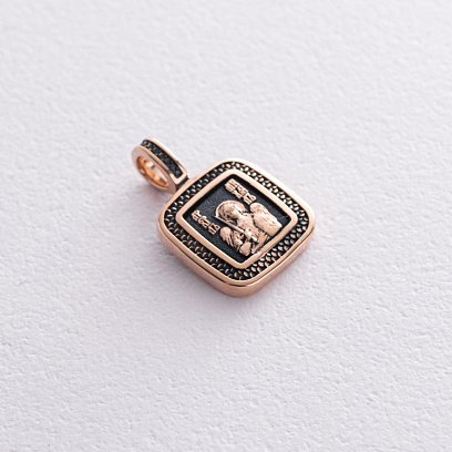 Золота ладанка "Ангел Охоронець - Архангел Михаїл" п03431