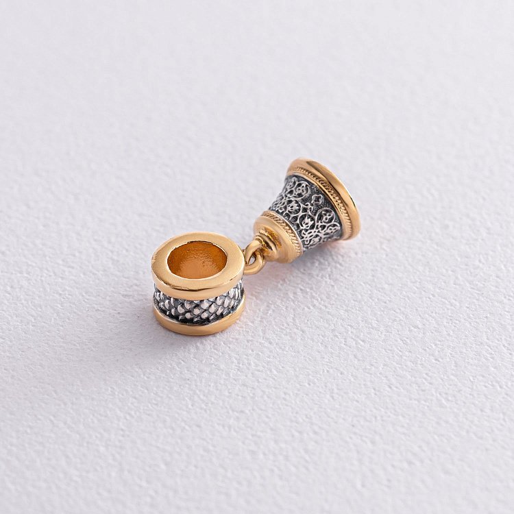 Срібний шарм "Дзвіночок" 132348 від ювелірного магазину Онікс - 3