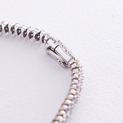 Золотий браслет з діамантами бр126 №5