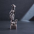 Срібна фігура ручної роботи "Франт з собачкою" сер00010 от ювелирного магазина Оникс - 2