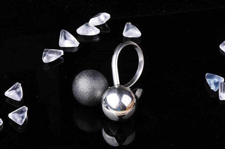 Кольцо "Шарики" (чернение) 11036 от ювелирного магазина Оникс - 3