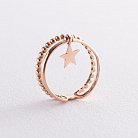 Золотое кольцо "Звёздочка" к05534 от ювелирного магазина Оникс - 3