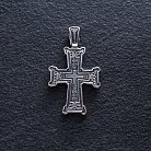 Православный крест  "Голгофа" (чернение) 131190 от ювелирного магазина Оникс - 2
