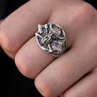 Чоловічий срібний перстень "Вікінг" 422 от ювелирного магазина Оникс - 2