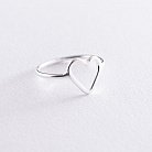 Срібна каблучка "Серце" 112306 от ювелирного магазина Оникс - 2