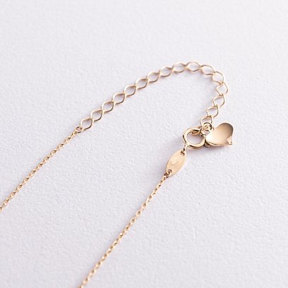 Колье "Шарики" в желтом золоте кол01949 №5