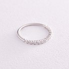 Золотое кольцо с дорожкой камней (бриллианты) кб0452ca от ювелирного магазина Оникс - 2